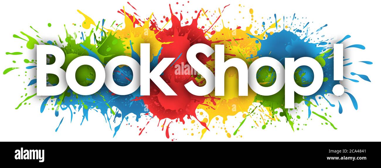 Book Shop in splash’s background Stock Photo Alamy
