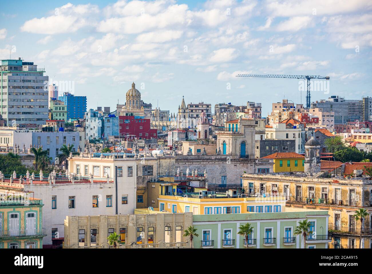 Havana, Cuba old town skyline in the daytime. Stock Photo