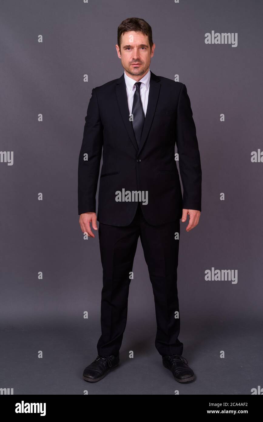 Handsome men in suit hi-res stock photography and images - Alamy