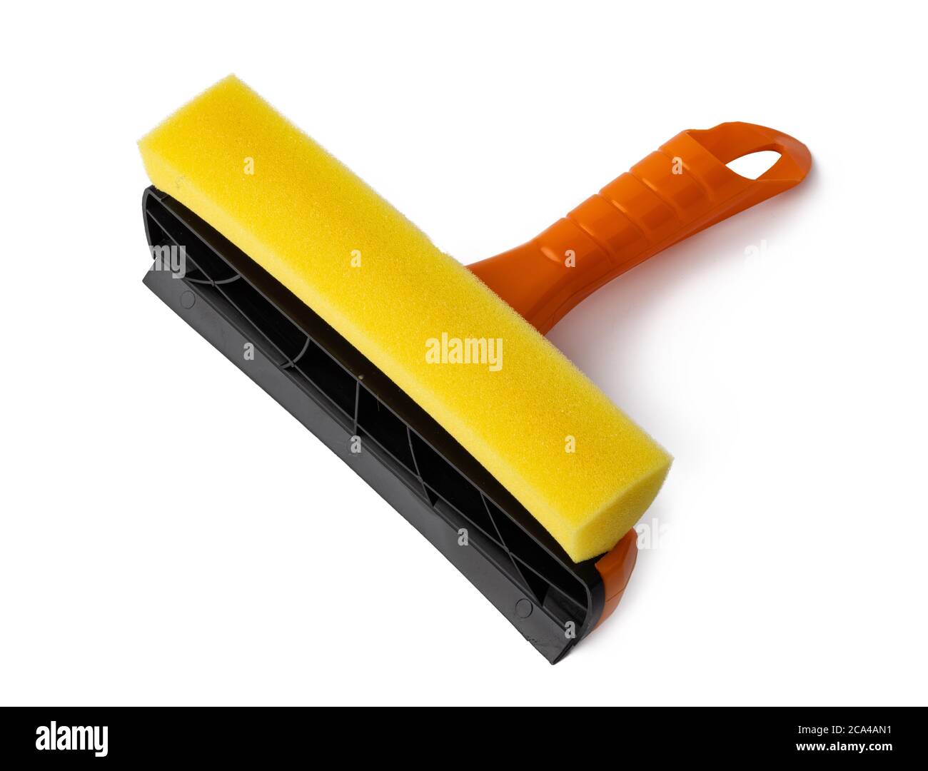 Cleaning tool for windows isolated on white Stock Photo