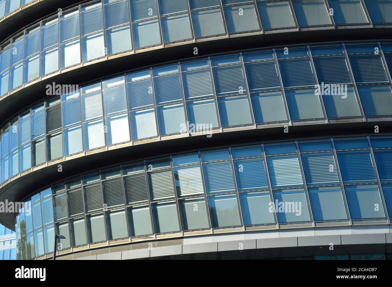 Image of glass panes of a modern building Stock Photo