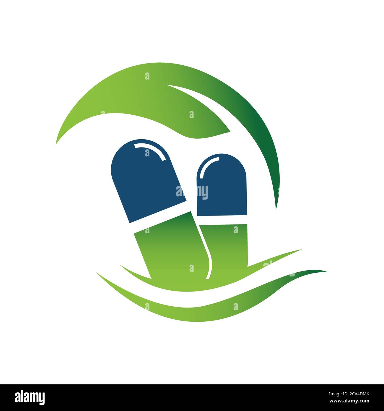 Herbal Medical Foliage Natural Pharmacy pills Logo Vector design ...