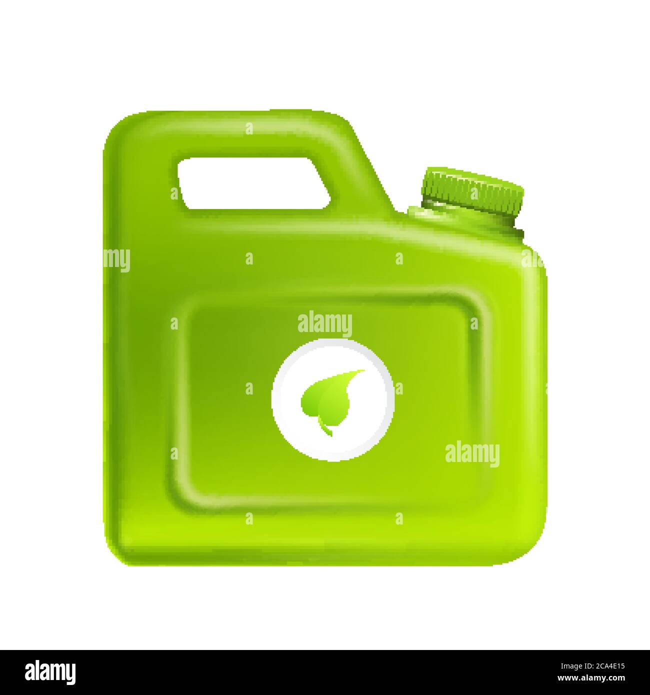 Eco Friendly Fuel Canister For Car Engine Vector Stock Vector Image