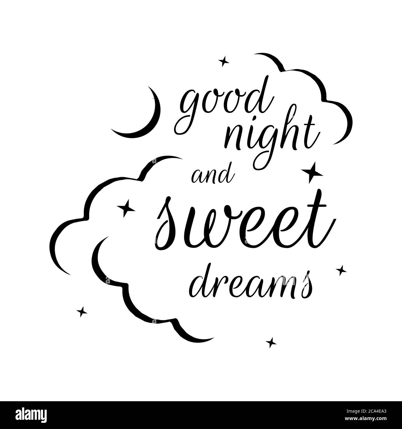 Good Night Black And White Stock Photos Images Alamy