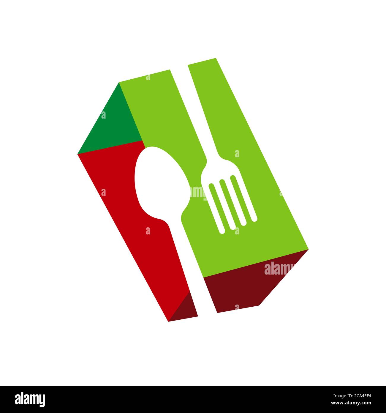 Spoon and Fork logo Vector illustration for cafe or restaurant a ...