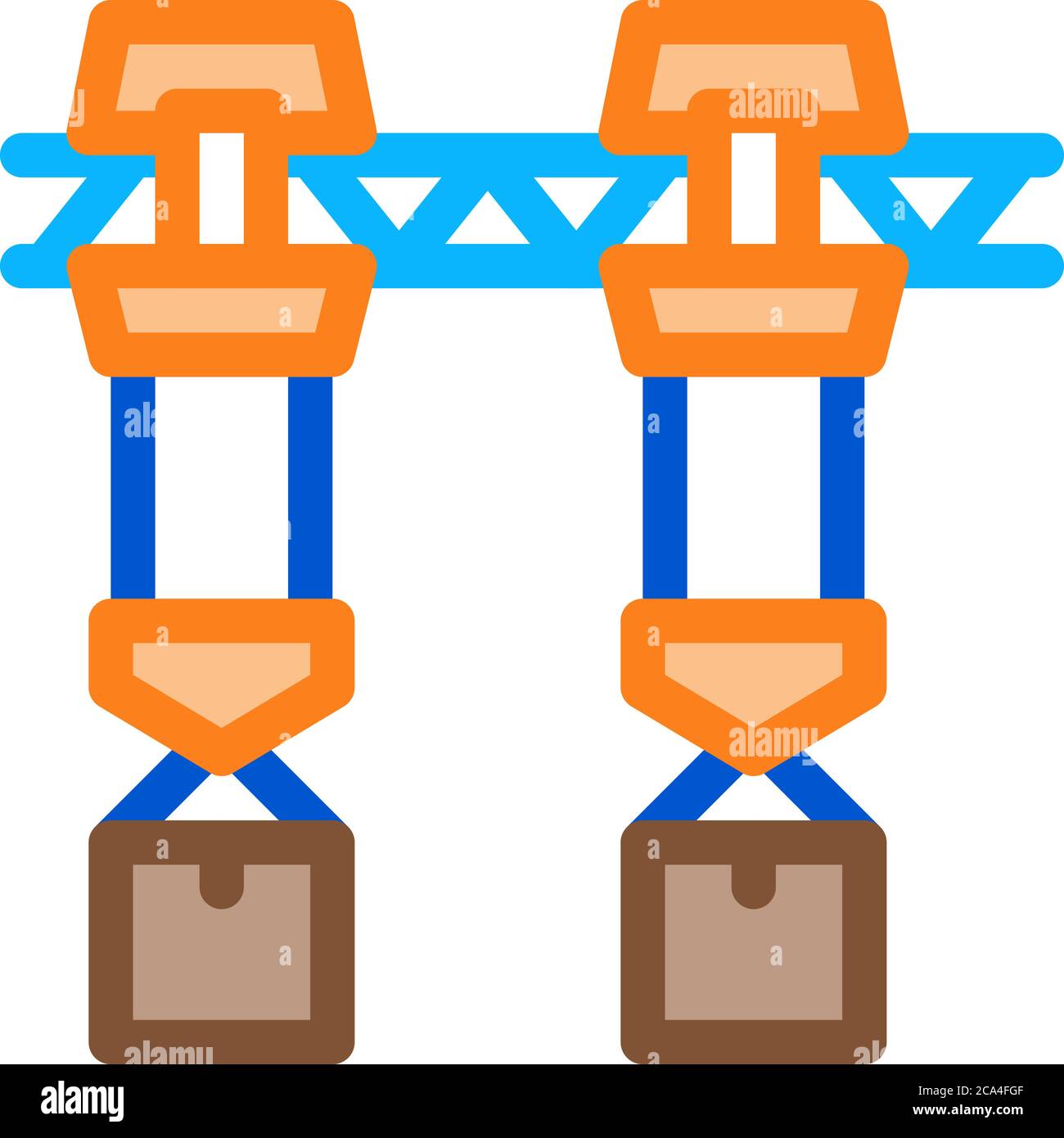 manufacturing transportation icon vector outline illustration Stock ...