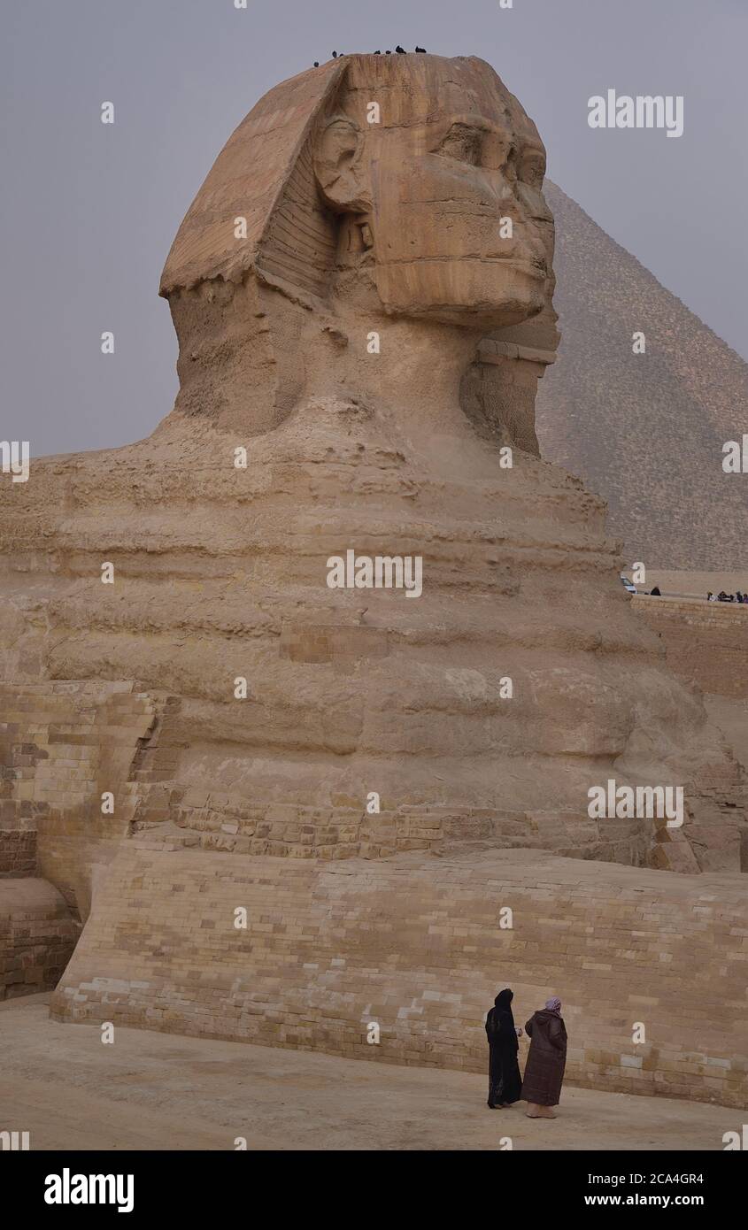 THE ANCIENT EGYPTIAN PYRAMIDS AND THE SPHYNX Stock Photo Alamy
