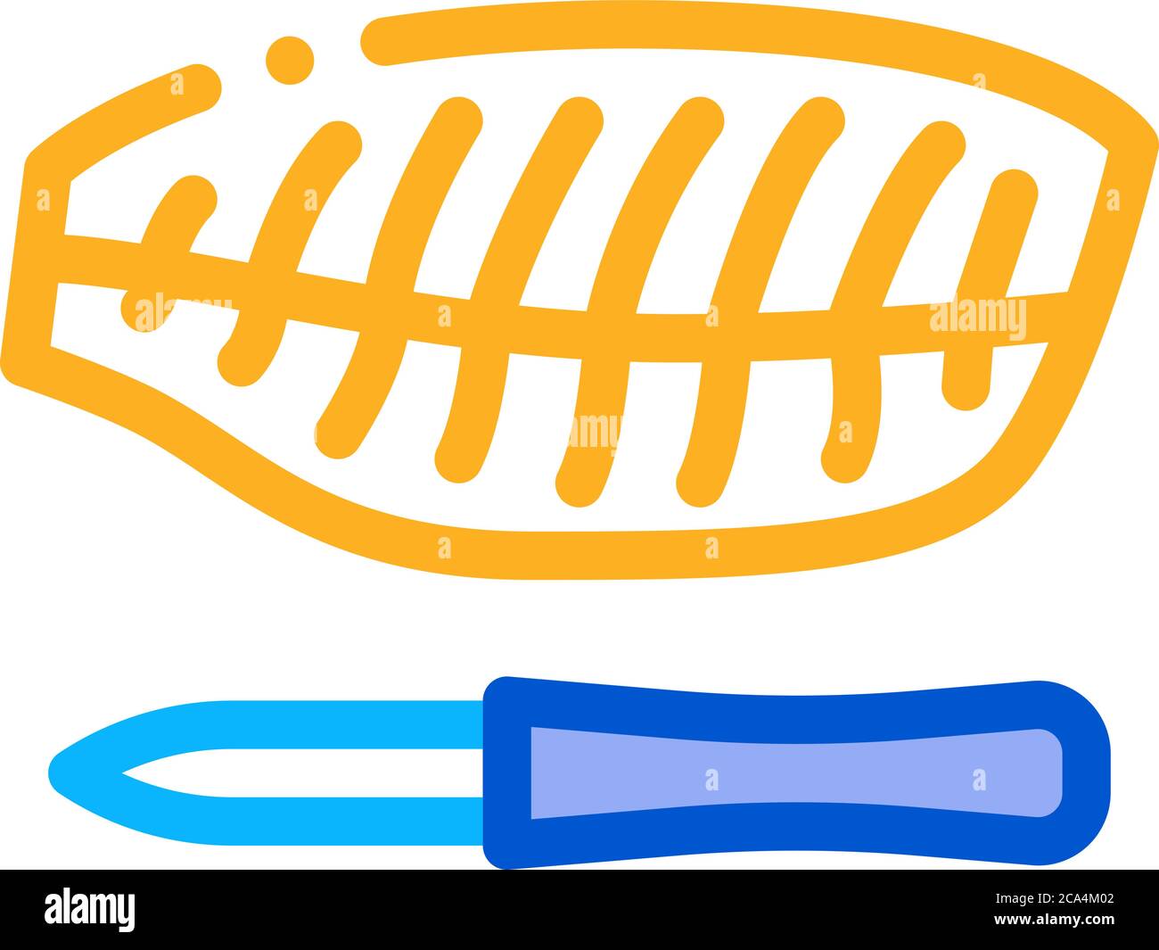 fish fillet icon vector outline illustration Stock Vector Image & Art ...