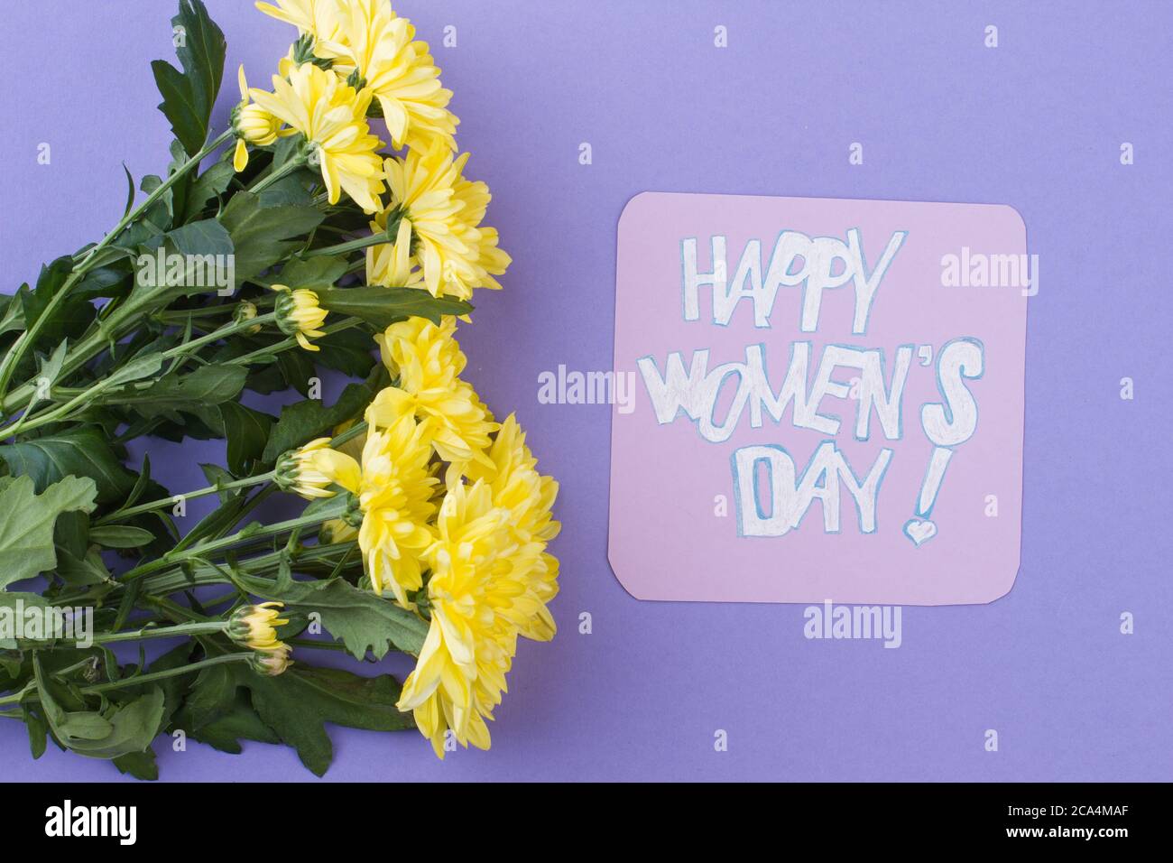 Women day flower hi-res stock photography and images - Alamy