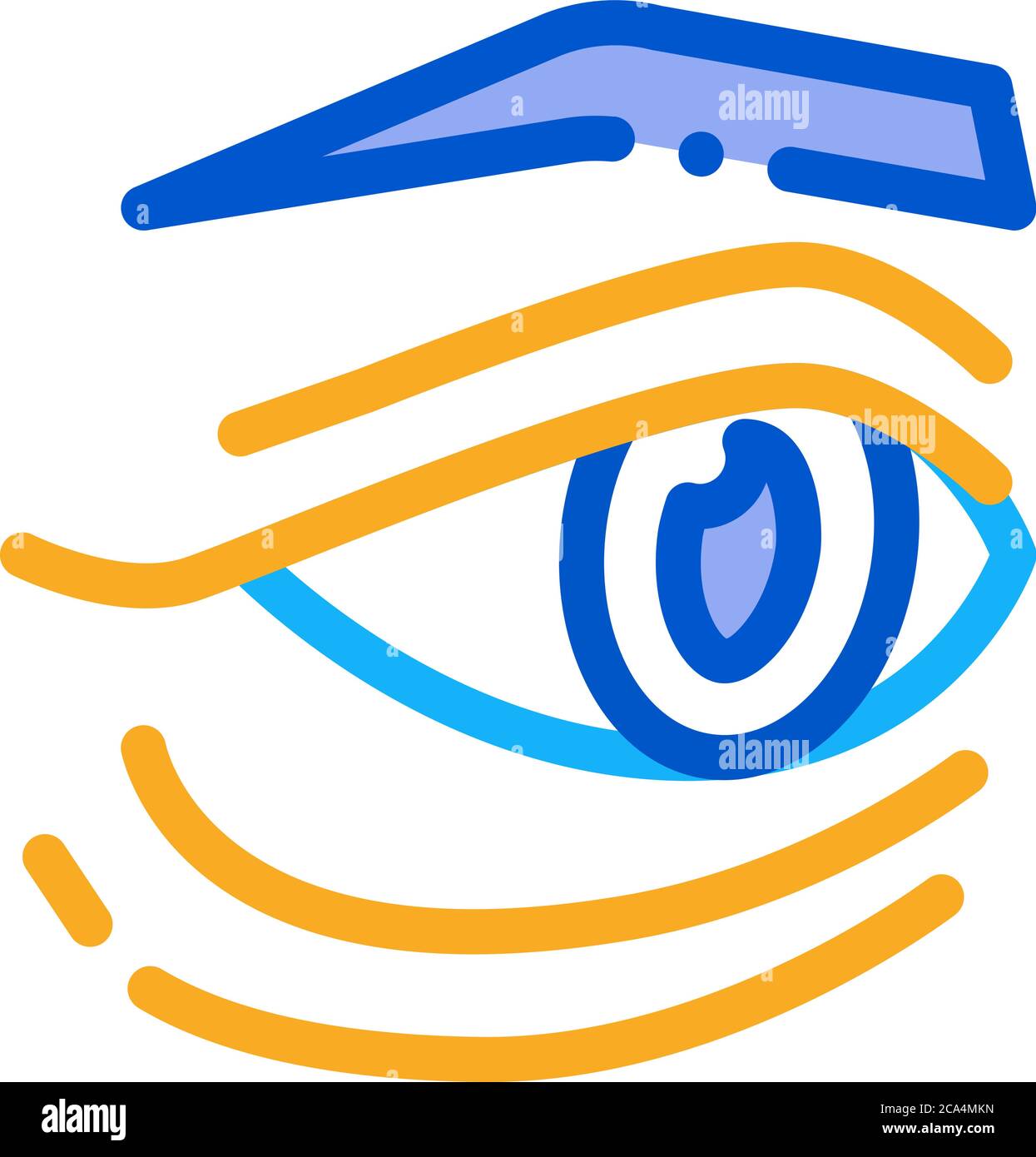 bags under eyes icon vector outline illustration Stock Vector Image & Art Alamy