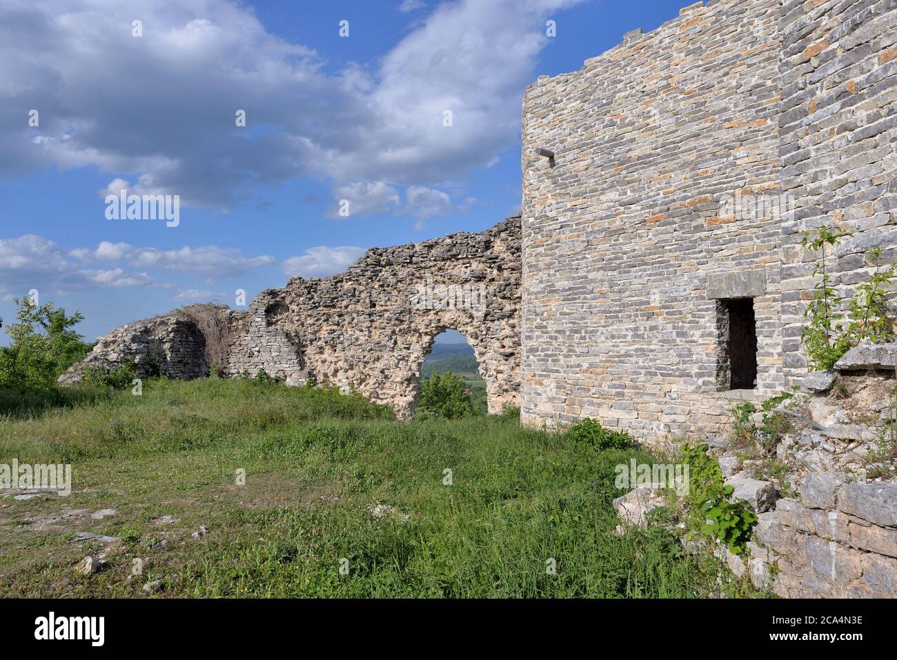 CETINGRAD CASTLE IN CROATIA BUILT AGAINST THE TURKS Stock Photo - Alamy