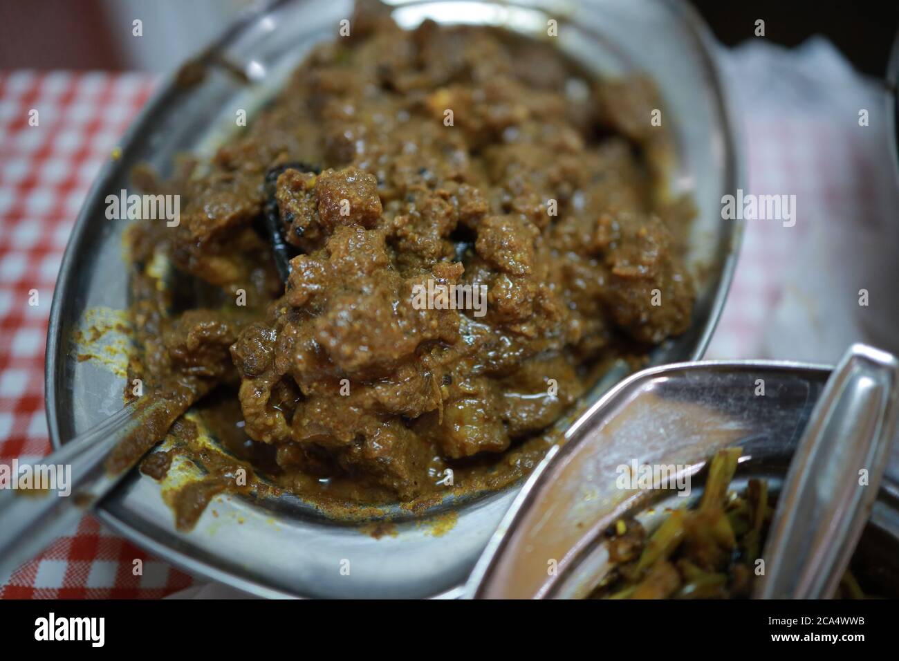 Kerala Style Beef Curry ,Nadan Spicy Beef Curry Stock Photo - Alamy
