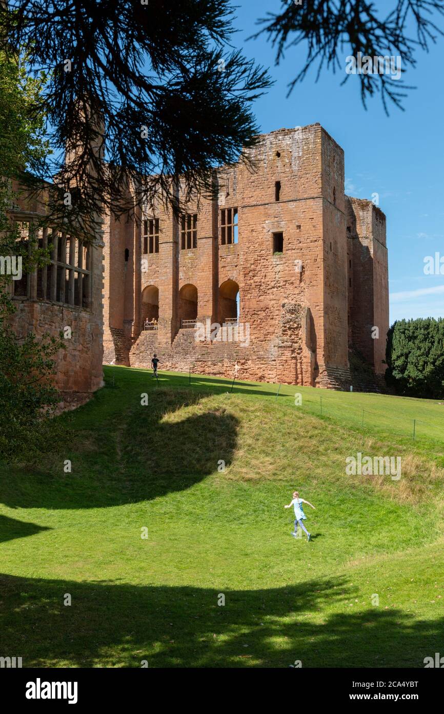 Kenilworth castle, Warwichshire UK Stock Photo