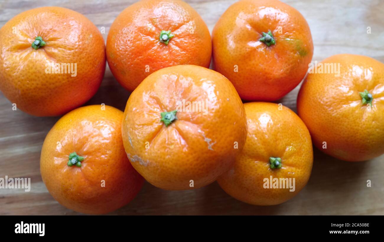 a selection of oranges Stock Photo
