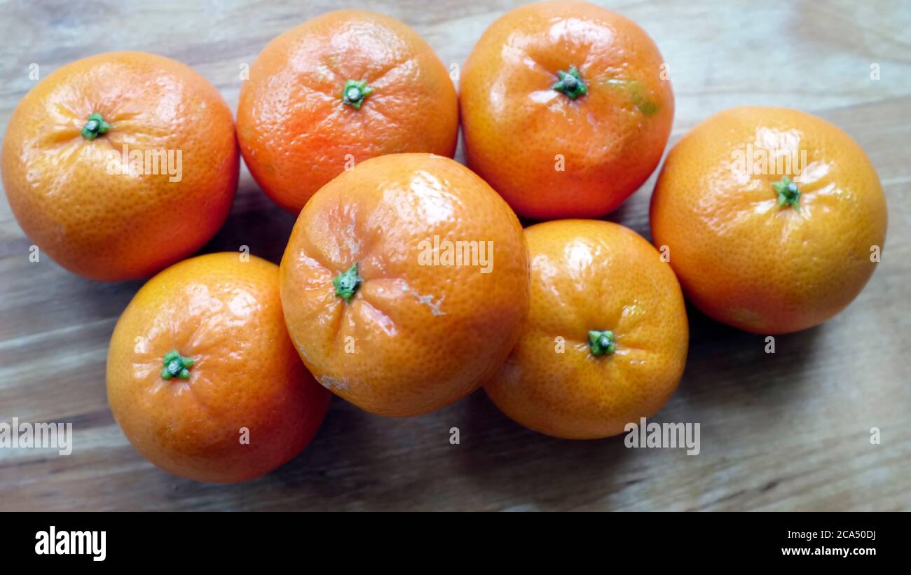 a selection of oranges Stock Photo