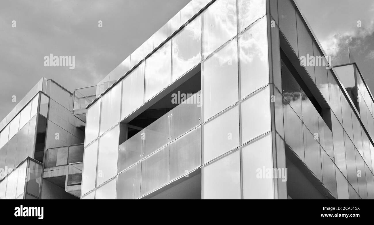 Facade in black and white Stock Photo - Alamy