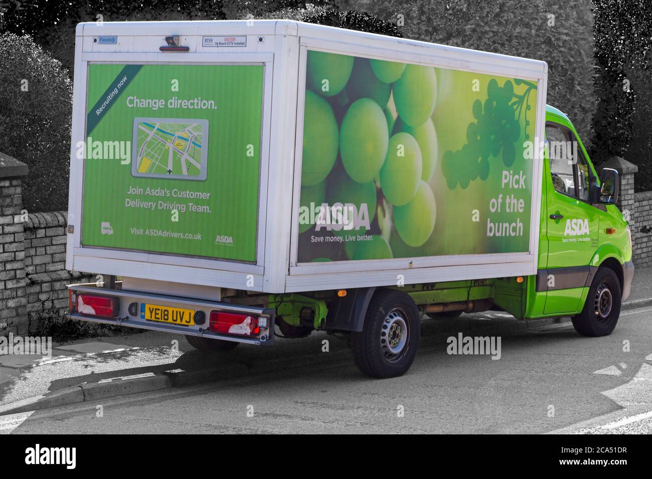 Asda delivery van hi-res stock photography and images - Alamy