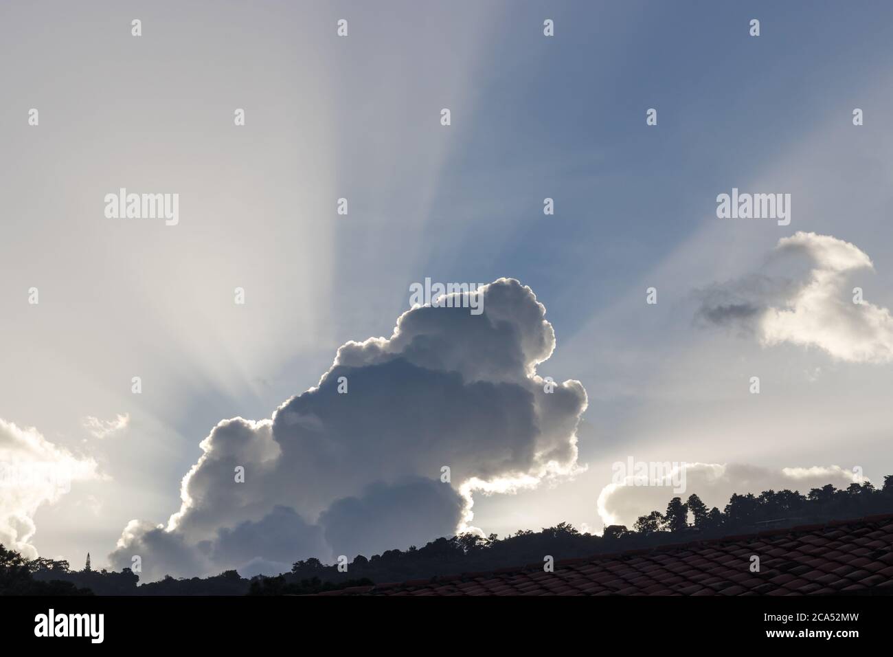 Projection Of Sun Rays The projection of the sun's rays when a cloud covers them, makes it ...