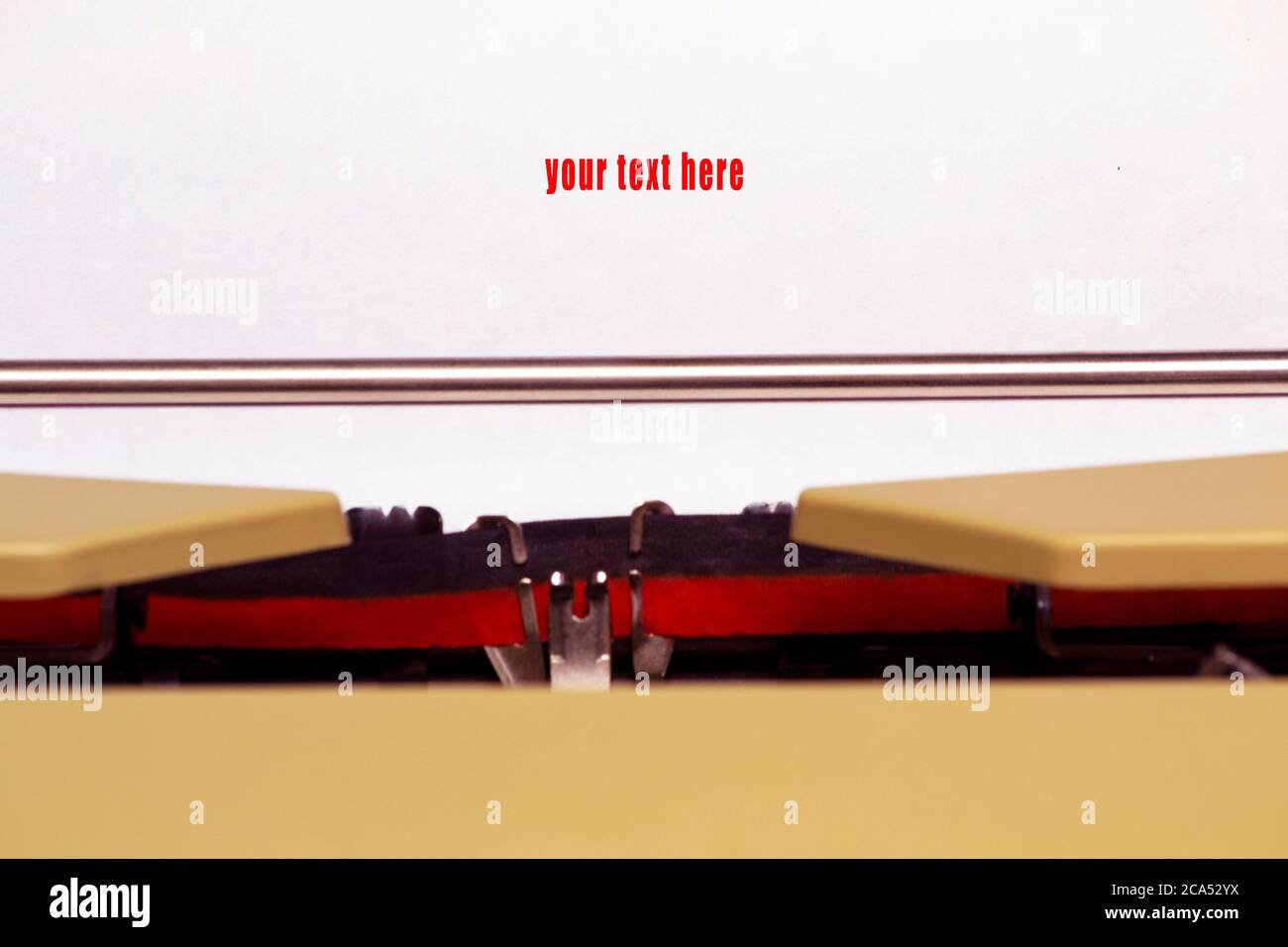 Incoming Message Typewriter typewriter and your text hera message. adv and information concept ...