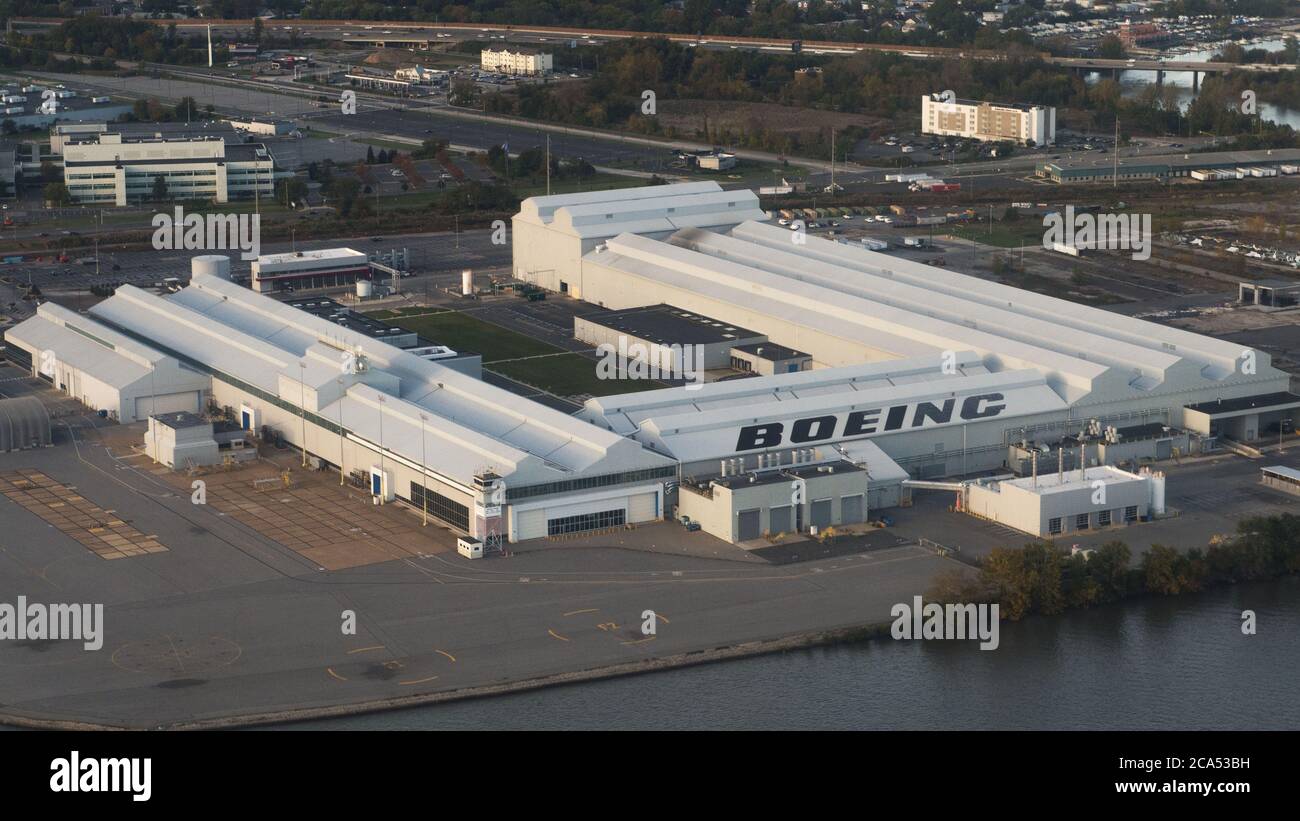 Boeing Factory, Philadelphia, Pennsylvania, United States of America (USA). Credit: Alamy Live News. Stock Photo