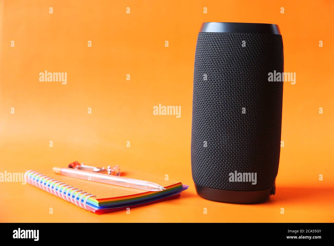 orange smart speaker