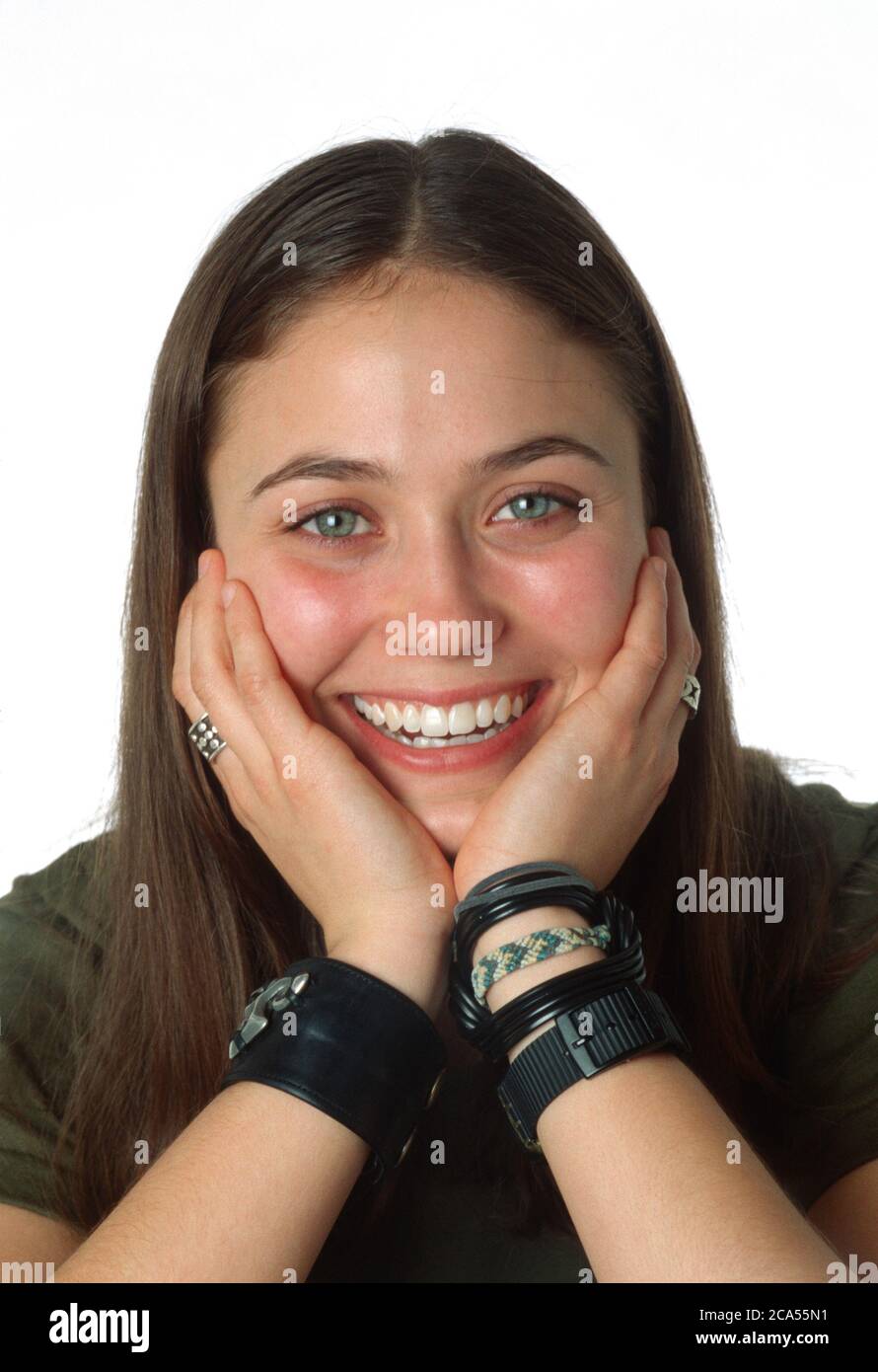 Portrait of pretty young woman Stock Photo