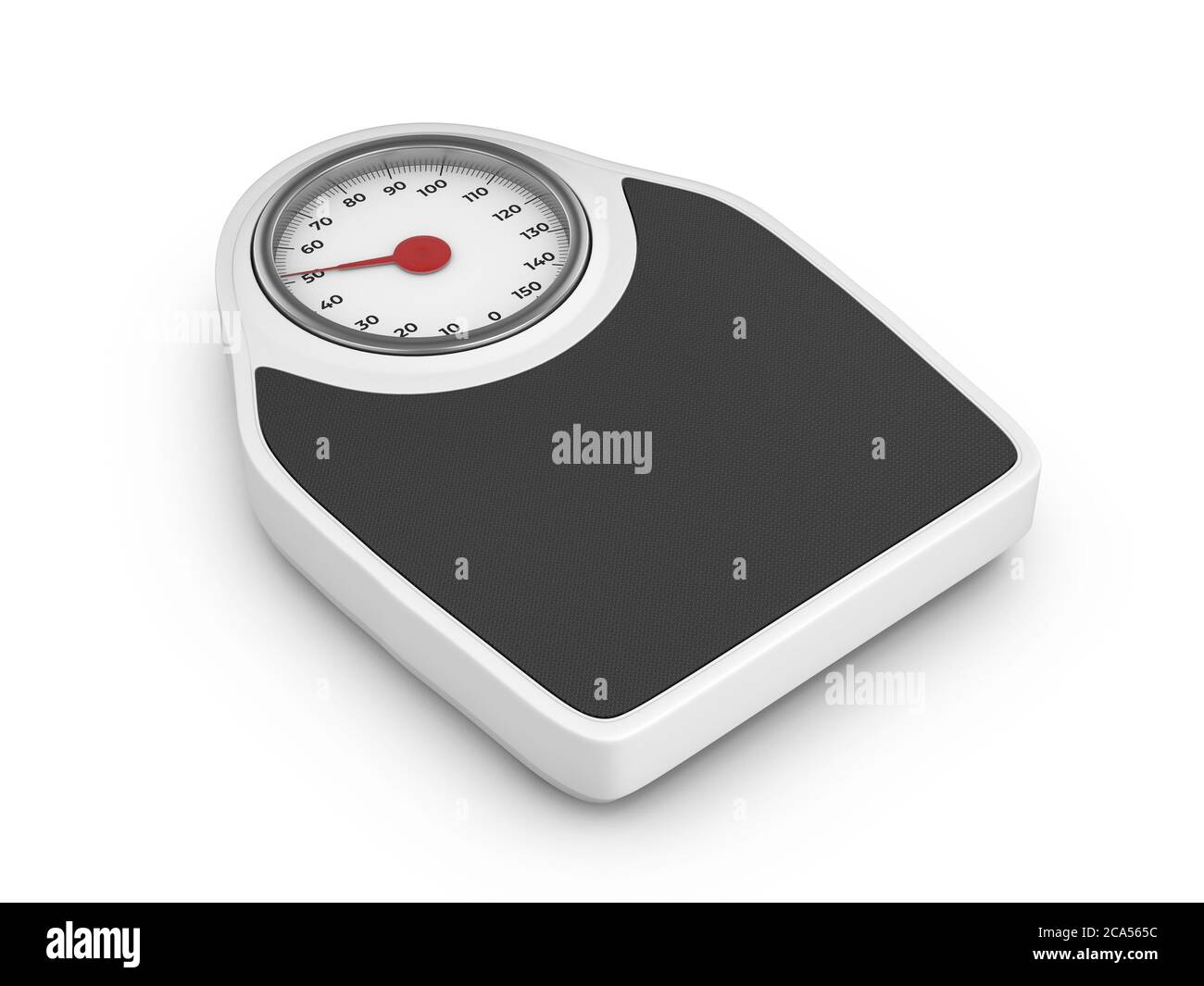 Analog Bathroom Scale Stock Illustration - Download Image Now