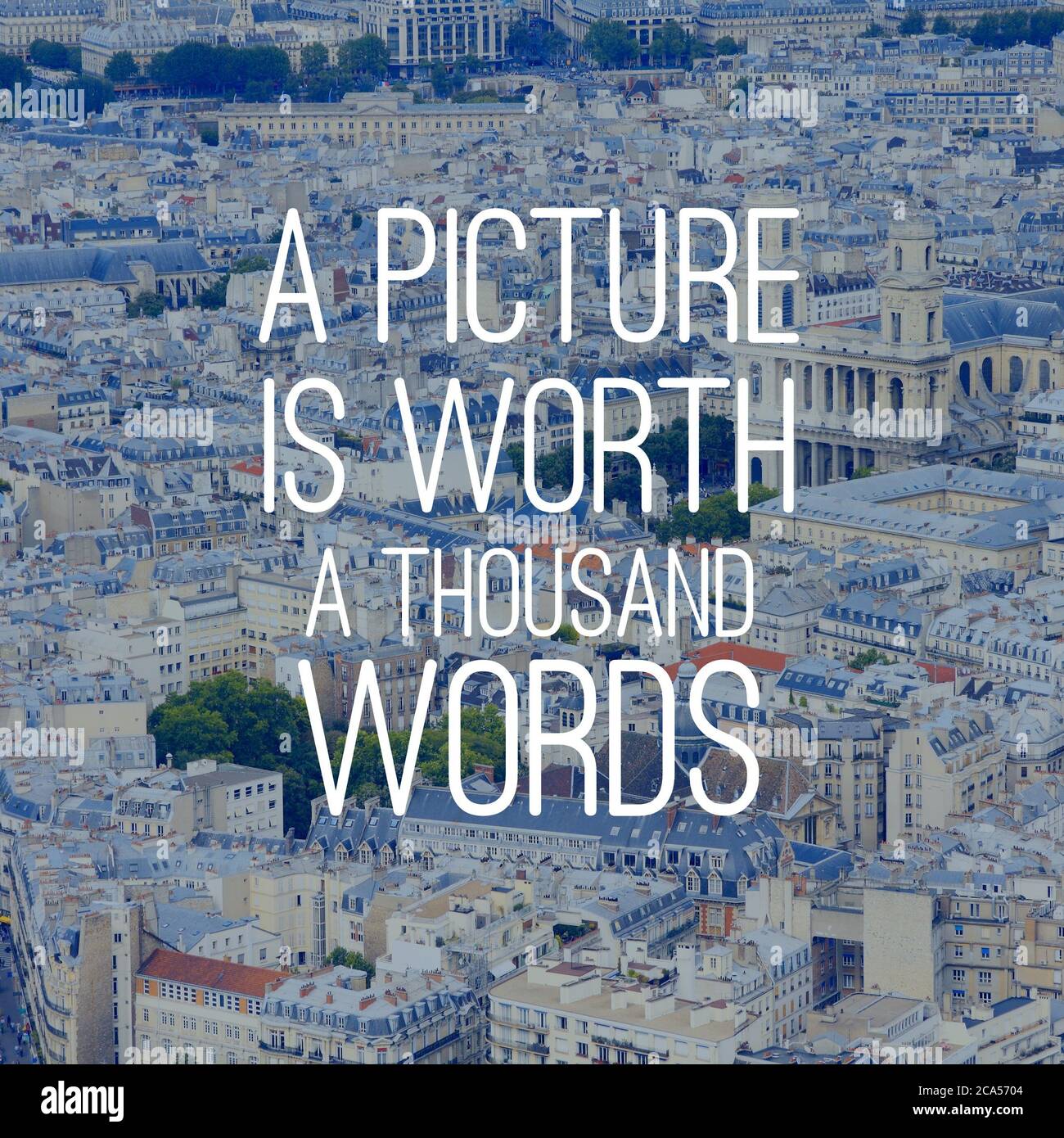 A picture is worth a thousand words hi-res stock photography and