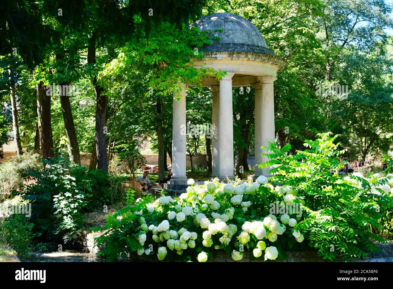 France Cote D Or Dijon Botanical Garden Of Arquebuse Created In 13 The Temple Of Love Stock Photo Alamy