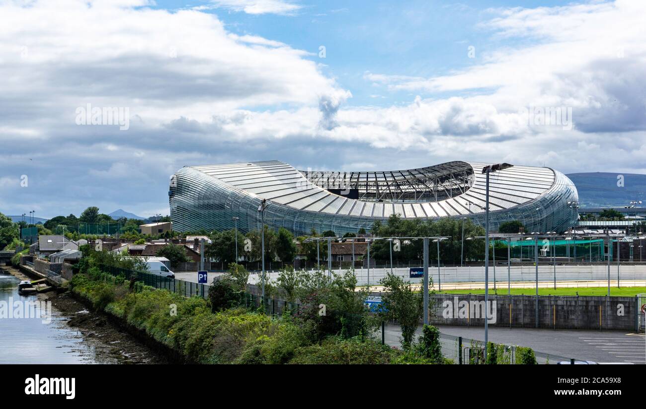 The Aviva Stadium Lansdowne Road Dublin Ireland Officially Opened In 10 With A Capacity Of 51 700 It Is Controlled By The Irfu And The Fai Stock Photo Alamy