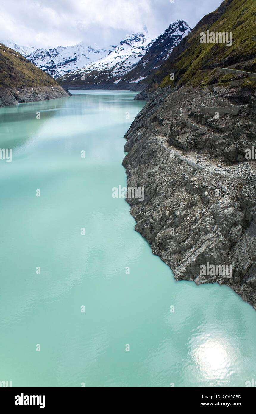 Switzerland, Valais, Hérémence Valley, visit of the Grande Dixence dam