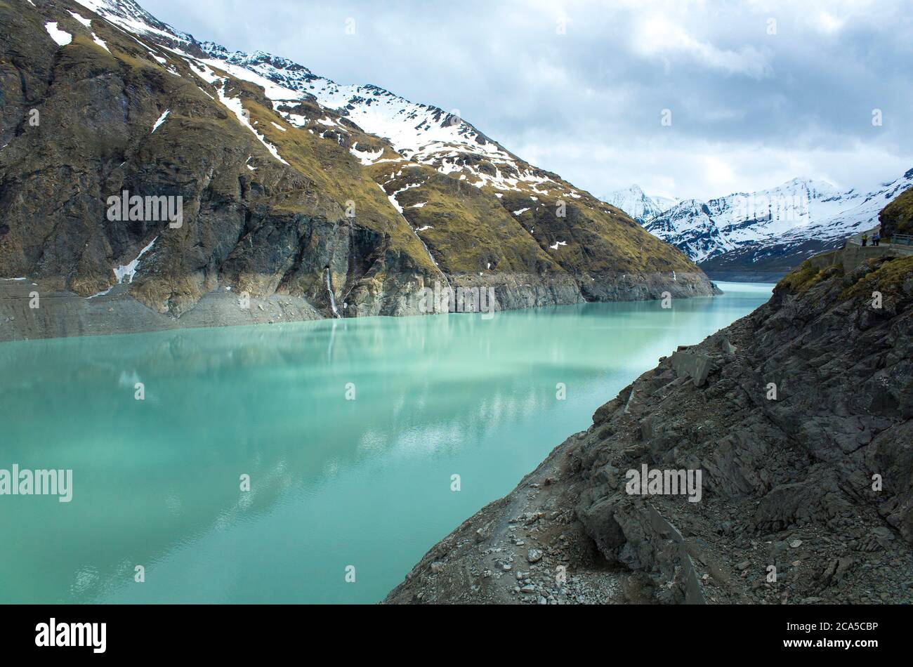 Switzerland, Valais, Hérémence Valley, visit of the Grande Dixence dam