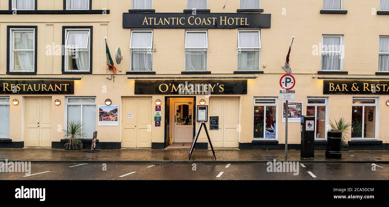 Town houses of Clifden, Connemara, County Galway, Ireland Stock Photo