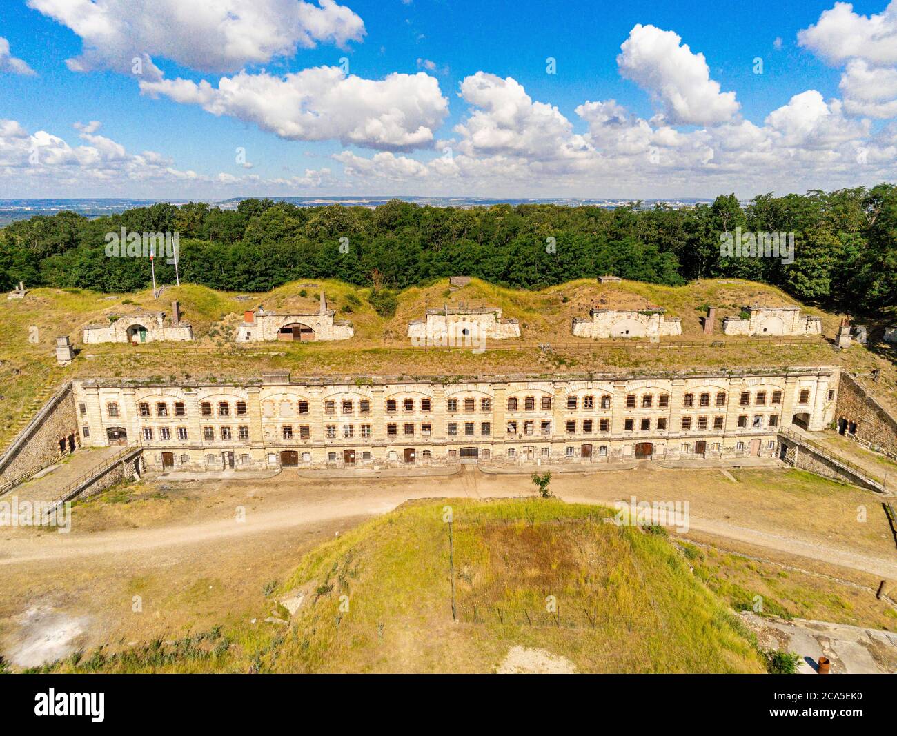 France, Val-d'Oise, Cormeilles-en-Parisis, the former military fort ...