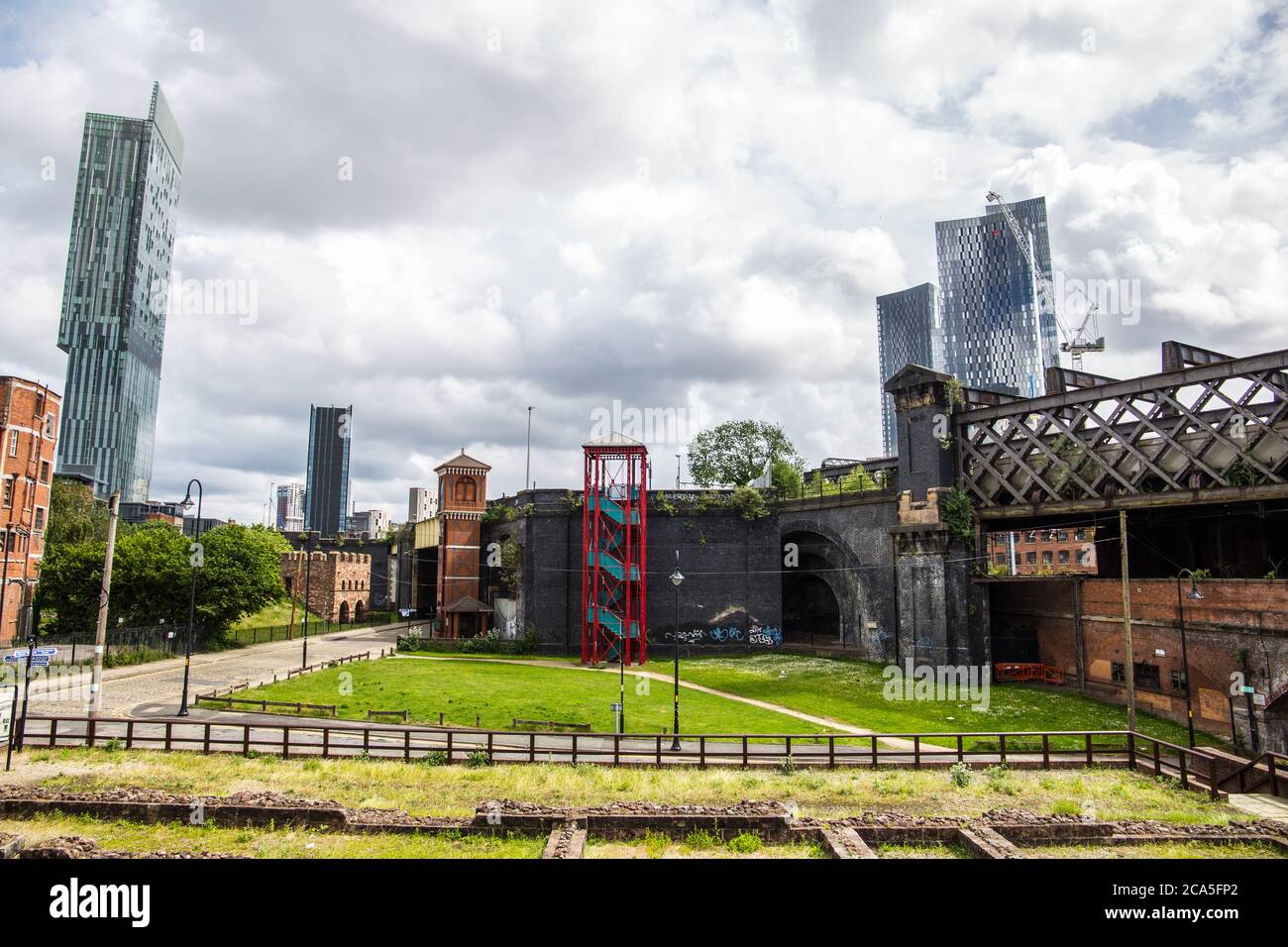 Photographs taken in and around Castlefield Manchester uk june 2020 ...