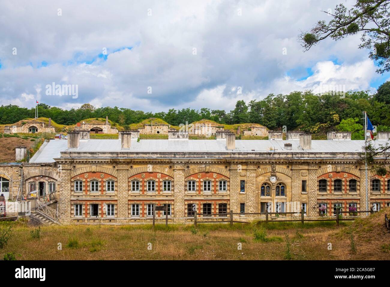 France, Val-d'Oise, Cormeilles-en-Parisis, the former military fort ...
