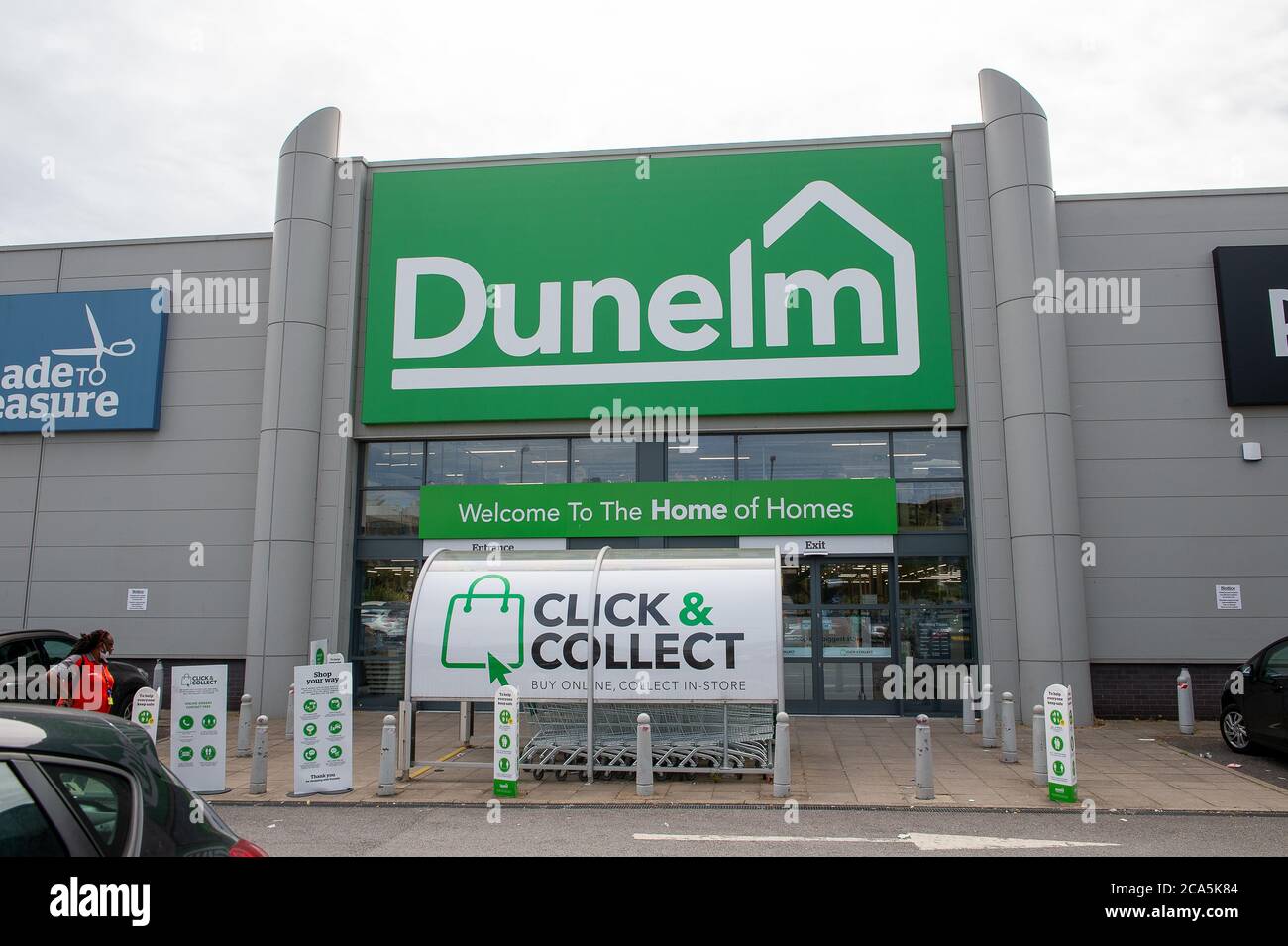 Slough, Berkshire, UK. 4th August, 2020. Online sales at the high street home store Dunelm rose extensively during the Coronavirus lockdown. Credit: Maureen McLean/Alamy Stock Photo