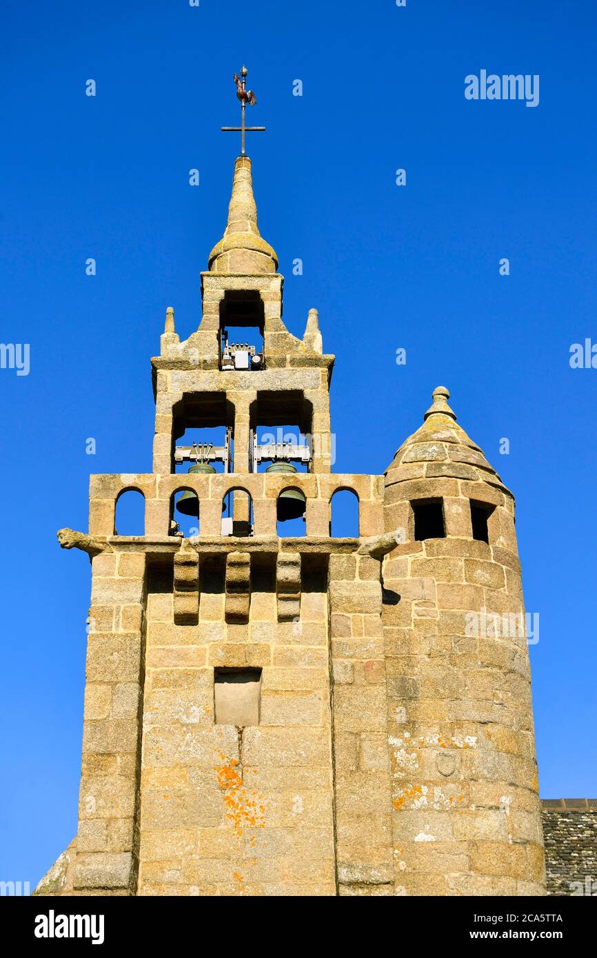 France, Cotes d'Armor, Locquemeau, Locquemeau Parish close Stock Photo