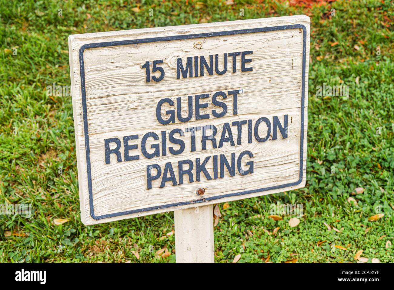 Deerfield Beach Florida,Hilton Deerfield Beach Boca Raton,hotel hotels lodging inn motel motels,parking lot,sign,logo,guest registration parking,15 mi Stock Photo