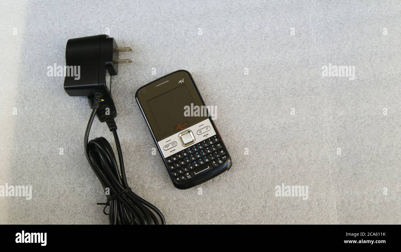 vintage cell phones Stock Photo - Alamy