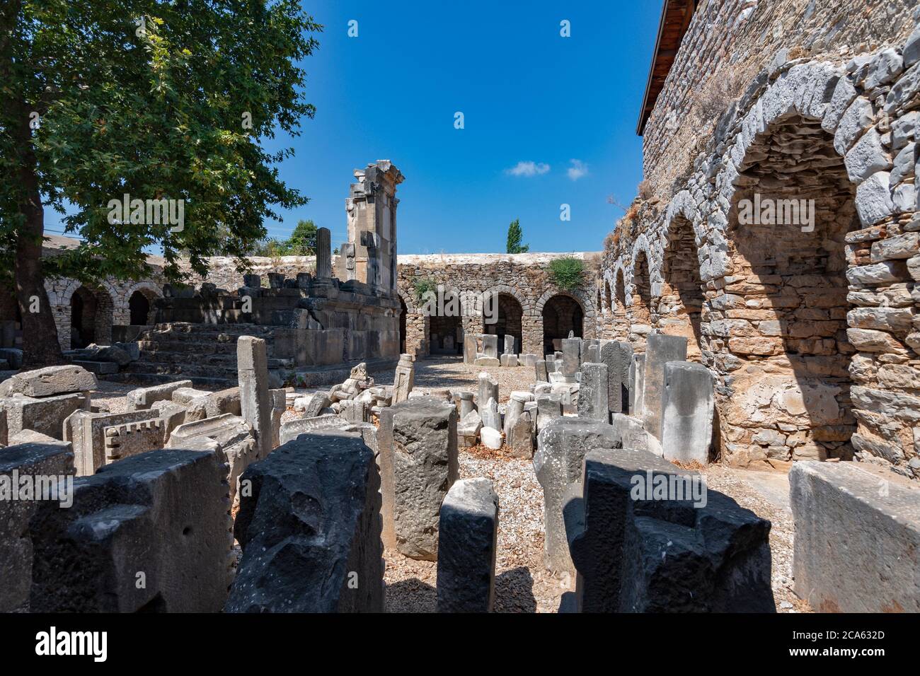 Iasos Greek city in Milas district of Mugla Province in Turkey Stock Photo