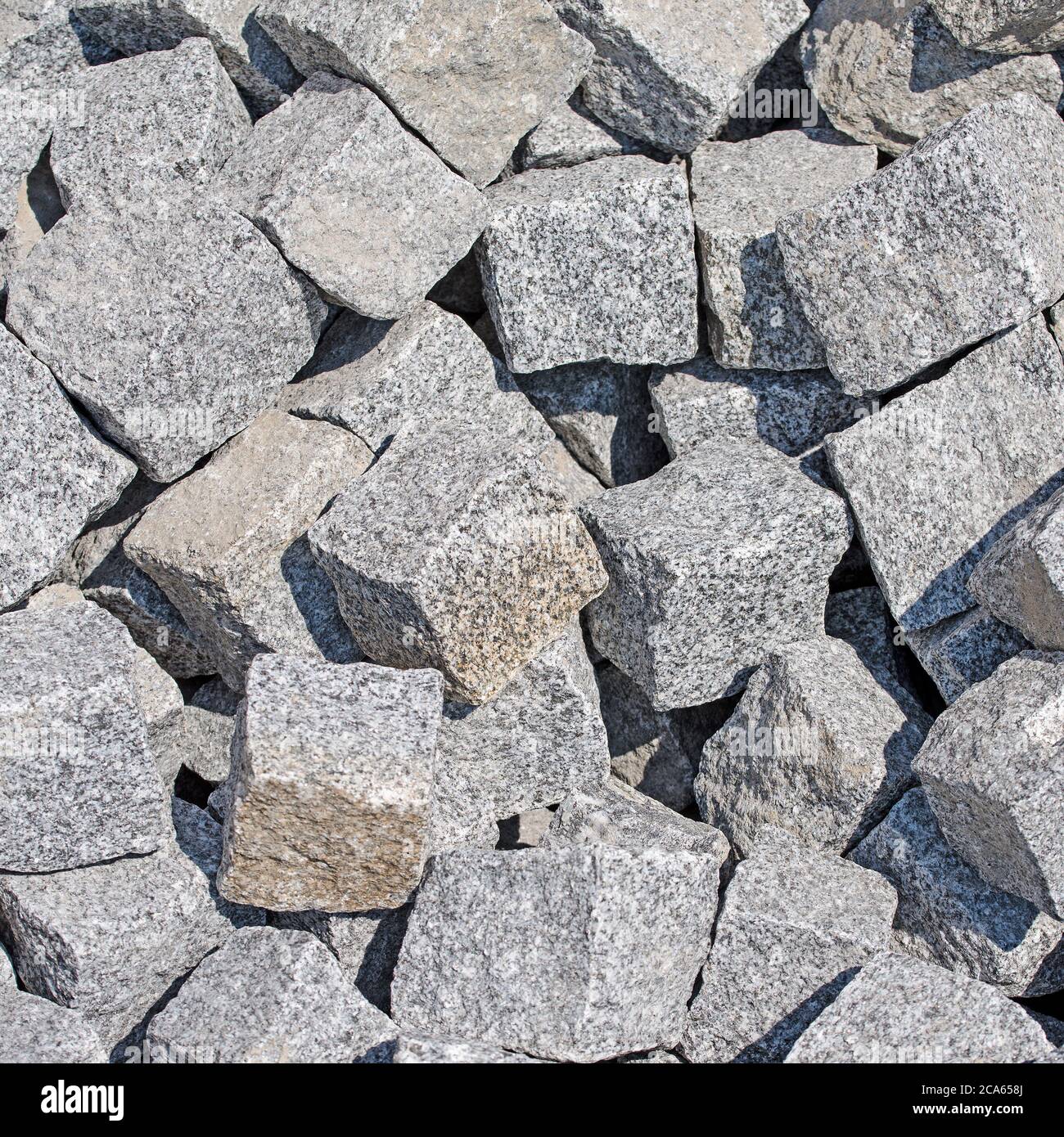 Granite stones in a close-up Stock Photo