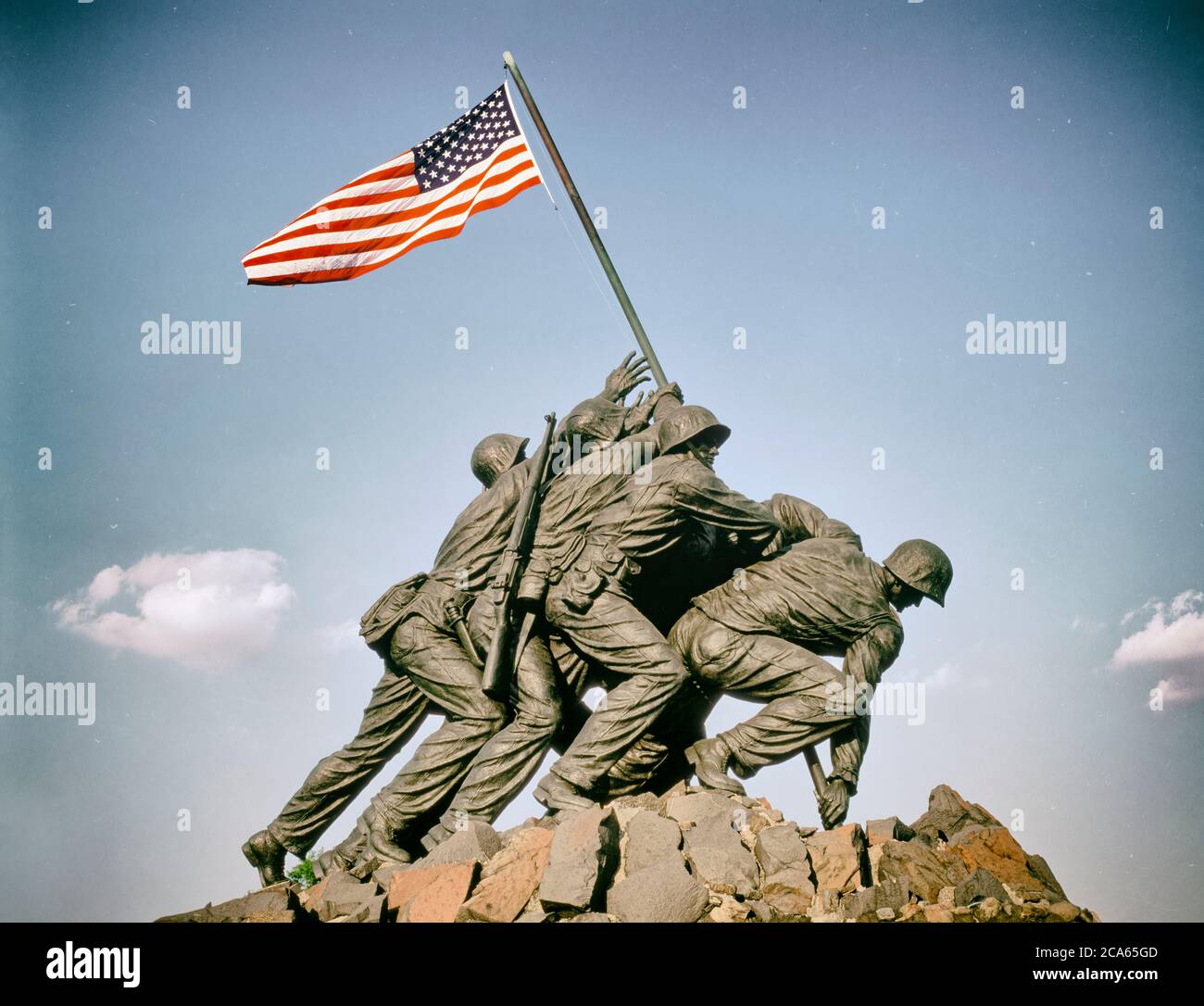 Marine Corps War Memorial, Arlington, Virginia, USA Stock Photo