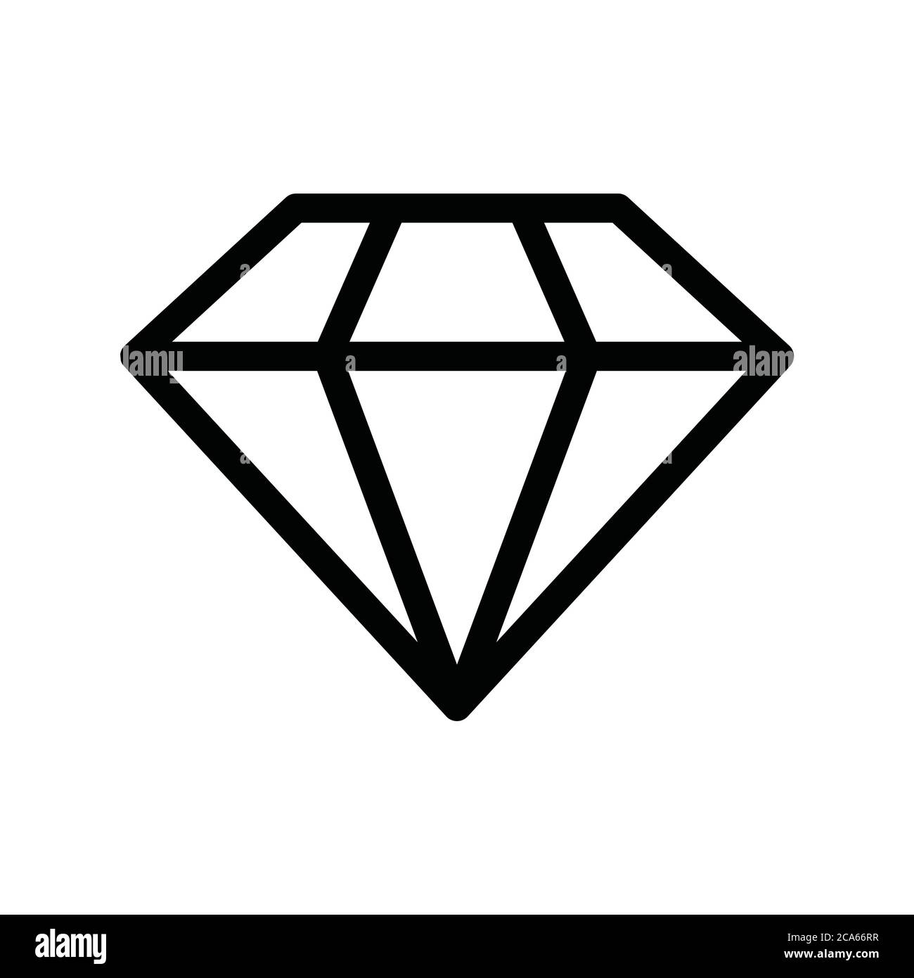 diamond icon vector Stock Vector Image & Art - Alamy