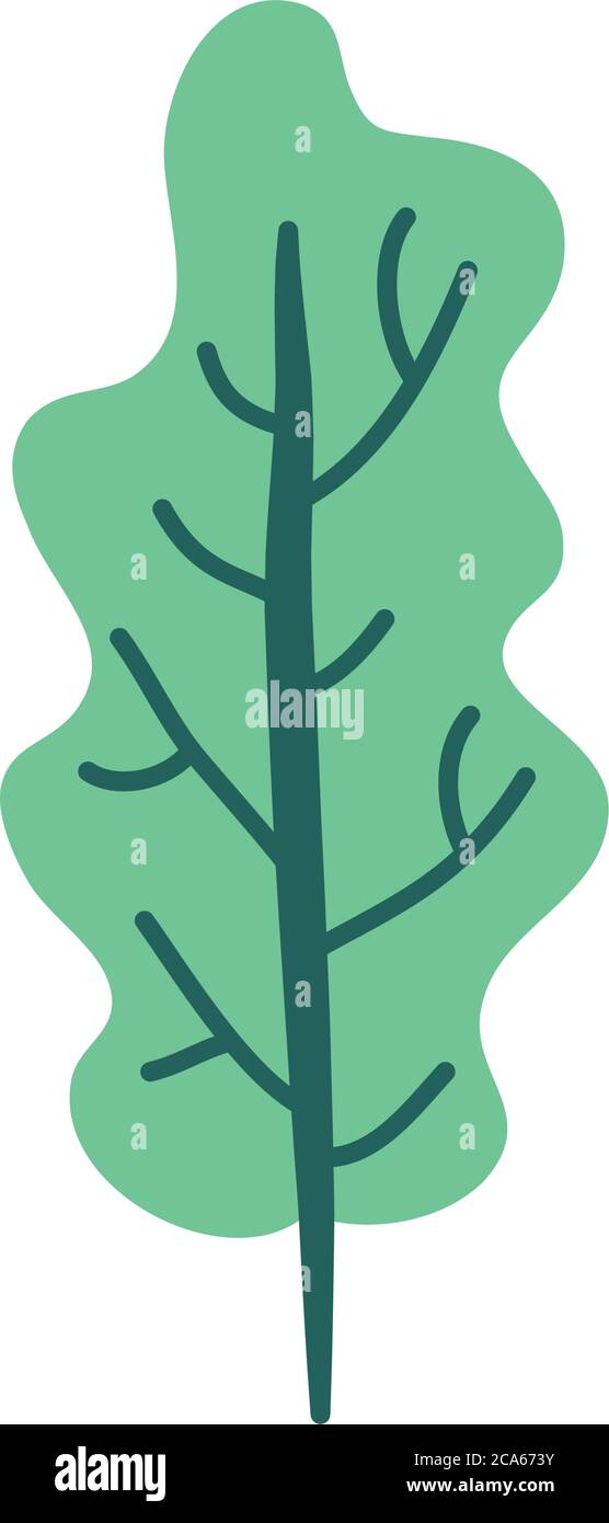 tree plant ecology nature icon vector illustration design Stock Vector ...