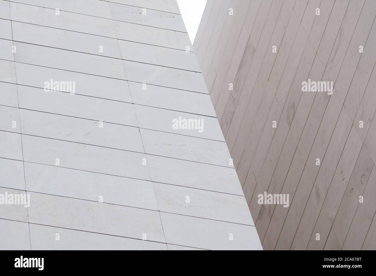 Abstract architecture. Close up of a modern office building facade. Stock Photo
