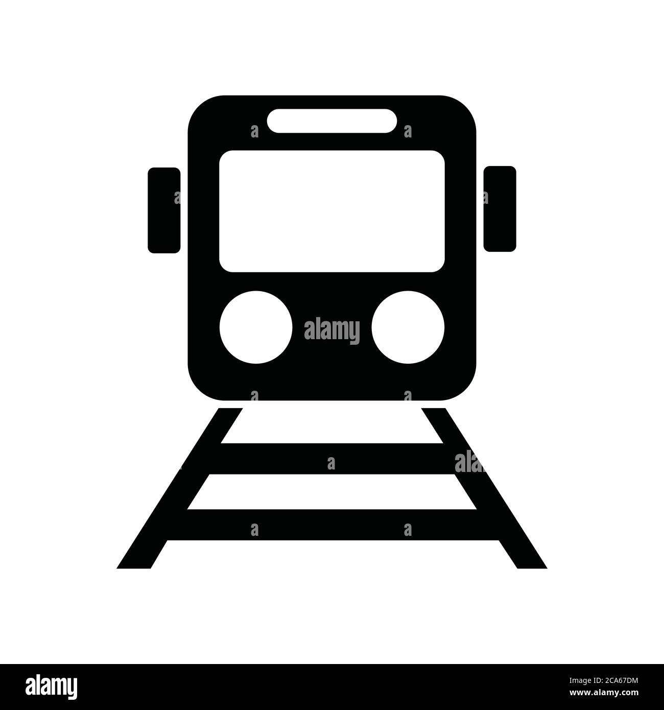 train icon vector Stock Vector