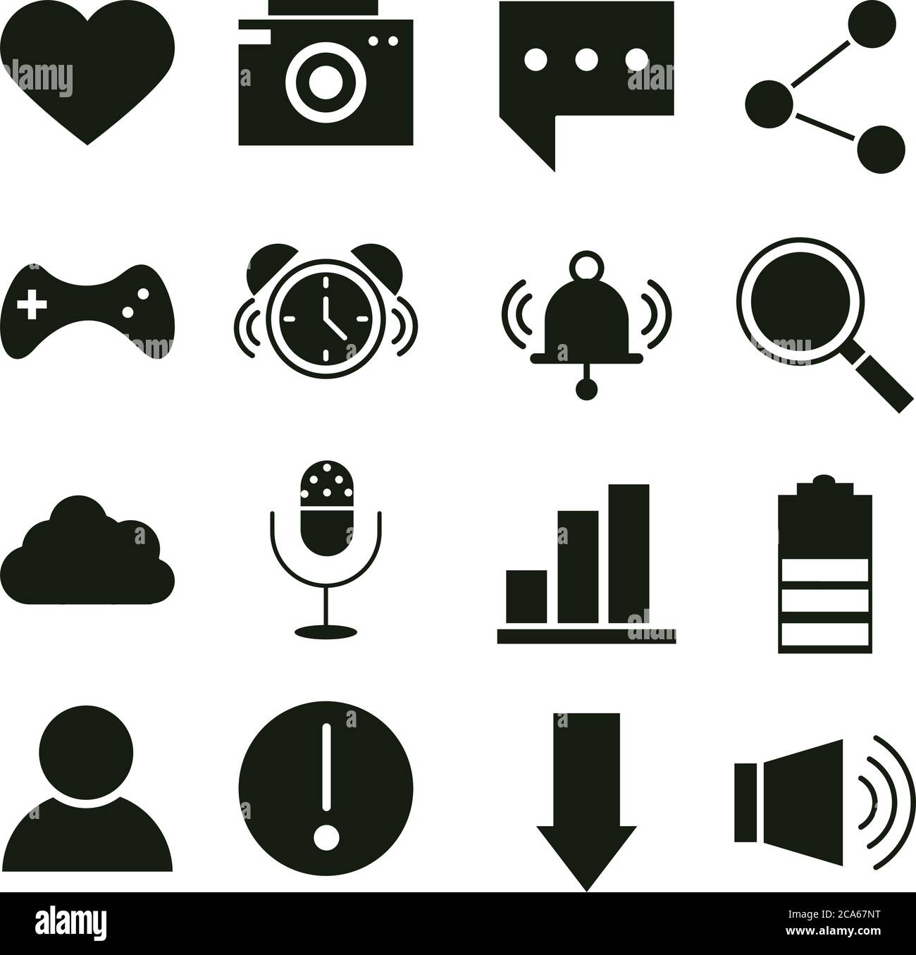 Photo Camera icon set include camera out zoom magnifier interface in  search photo mode user account profile avatar rotate picture  rotation image panorama card memory storage flash 17542781 Vector Art  at Vecteezy