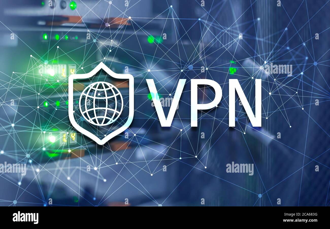 Virtual private network VPN. New technology concept 2020. Stock Photo