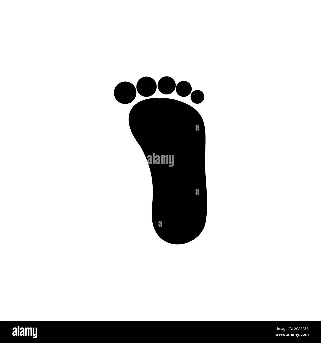 foot vector logo icon design template illustration Stock Vector Image ...